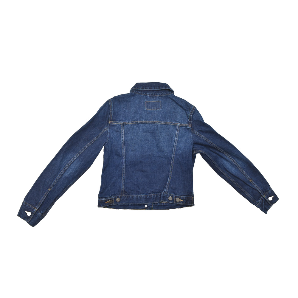 Banana Republic Women's Size S Blue Denim Jacket 100% Cotton Classic Trucker Jea - Picture 2 of 8
